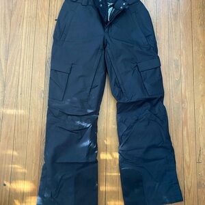 Columbia Mens Omni Heat Snow Pants Small 30/30 Black